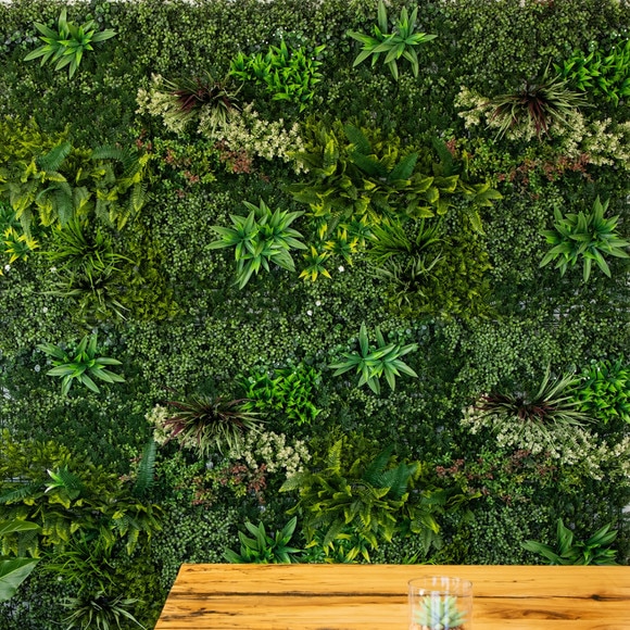 40 x 40 UV Resistant Madagascar Forest Artificial Living Wall Panel Indoor/Outdoor - SKU #P2084 - 10