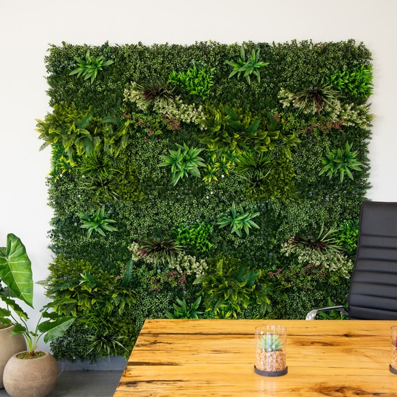 40 x 40 UV Resistant Madagascar Forest Artificial Living Wall Panel Indoor/Outdoor - SKU #P2084 - 11