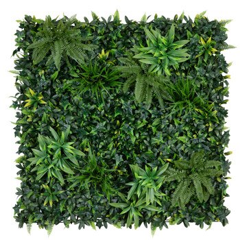 40 x 40 UV Resistant Andean Cloud Forest Artificial Living Wall Panel Indoor/Outdoor - SKU #P2085