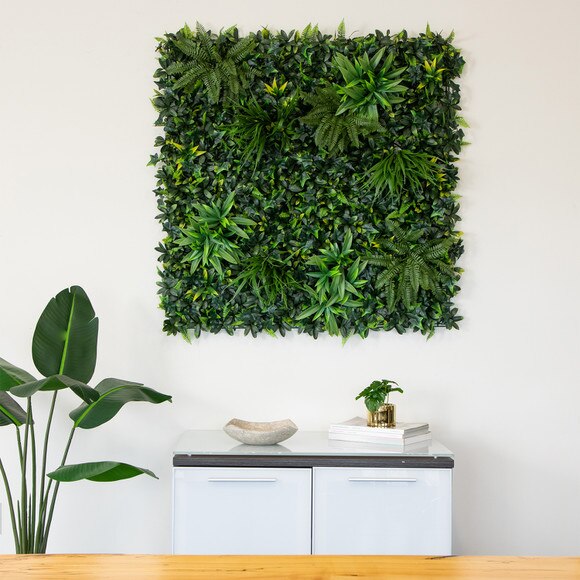 40 x 40 UV Resistant Andean Cloud Forest Artificial Living Wall Panel Indoor/Outdoor - SKU #P2085 - 6