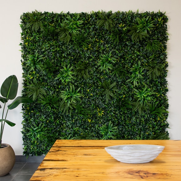 40 x 40 UV Resistant Andean Cloud Forest Artificial Living Wall Panel Indoor/Outdoor - SKU #P2085 - 9