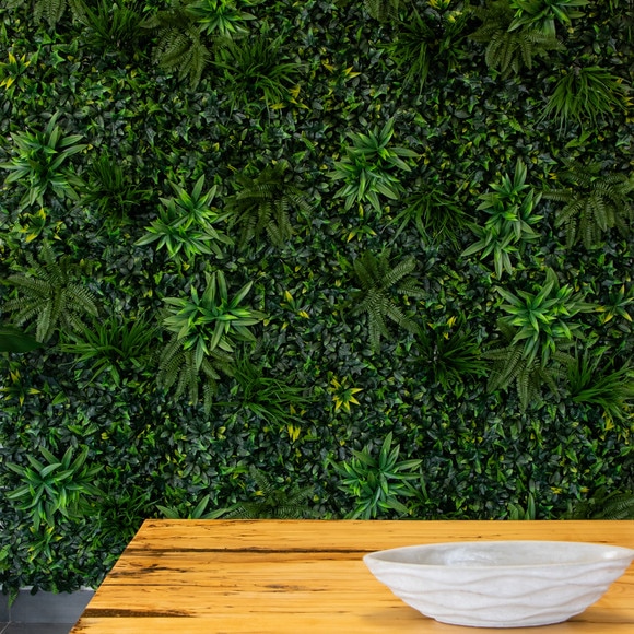 40 x 40 UV Resistant Andean Cloud Forest Artificial Living Wall Panel Indoor/Outdoor - SKU #P2085 - 10