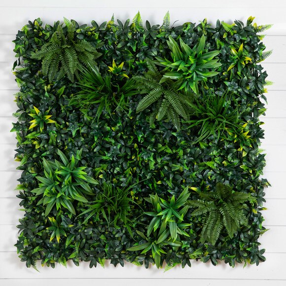 40 x 40 UV Resistant Andean Cloud Forest Artificial Living Wall Panel Indoor/Outdoor - SKU #P2085 - 12