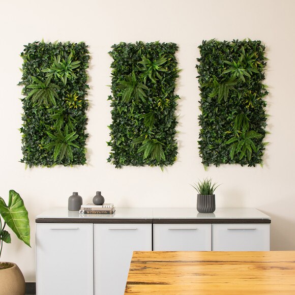 20 x 40 UV Resistant Andean Cloud Forest Artificial Living Wall Panel Indoor/Outdoor - SKU #P2089 - 7