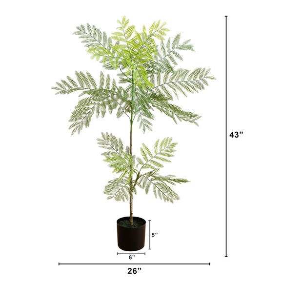 3.5 Artificial Minimalist Jacaranda Tree - SKU #P2162 - 1