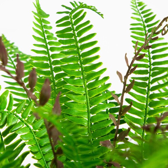 23-in UV Resistant Artificial Boston Fern Plant Indoor/Outdoor - SKU #P2174 - 2