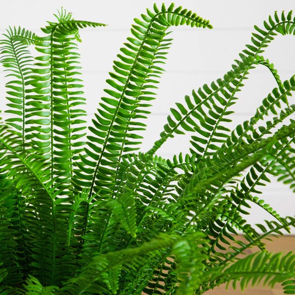 3-ft UV Resistant Artificial Boston Fern Plant Indoor/Outdoor - SKU #P2176 - 2