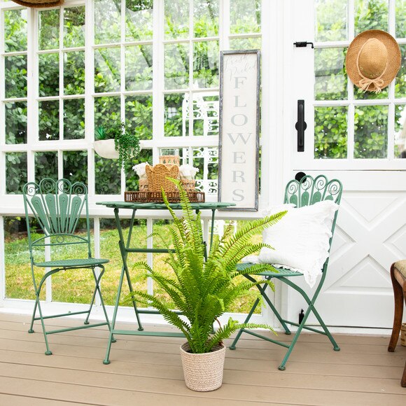 3-ft UV Resistant Artificial Boston Fern Potted Plant Indoor/Outdoor - SKU #P2179 - 4