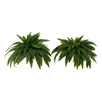 48 UV Resistant Artificial Boston Fern Indoor/Outdoor - Set of 2 - SKU #P2181-S2