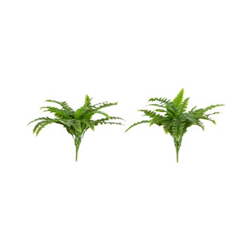 19 UV Resistant Artificial Boston Fern Indoor/Outdoor - Set of 2 - SKU #P2182-S2