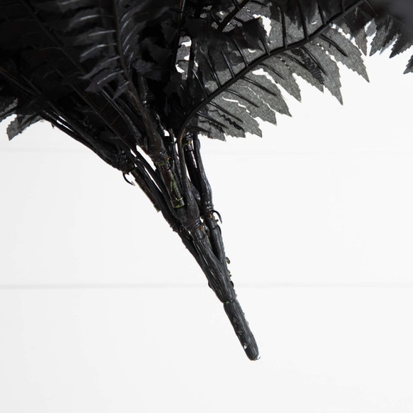 40-in Artificial Halloween Black Boston Fern - Set of 2 - SKU #P2197-S2 - 3