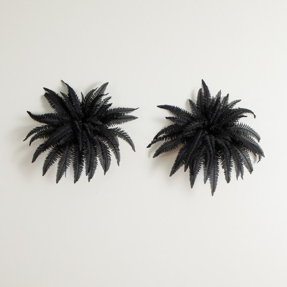 40-in Artificial Halloween Black Boston Fern - Set of 2 - SKU #P2197-S2 - 5