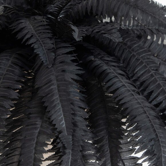 48-in Artificial Halloween Black Boston Fern - Set of 2 - SKU #P2198-S2 - 2