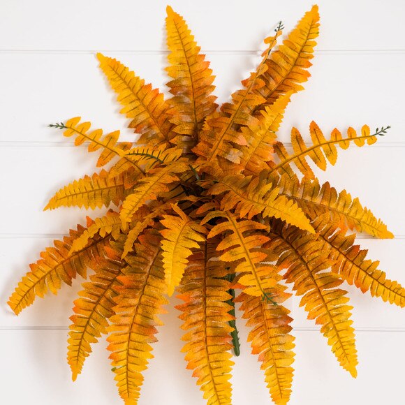 19-in Autumn Artificial Fall Boston Fern - Set of 6 - SKU #P2200-S6 - 3