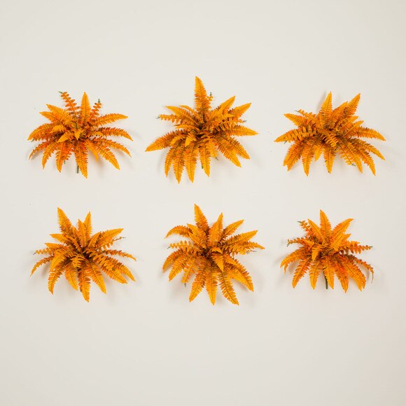 19-in Autumn Artificial Fall Boston Fern - Set of 6 - SKU #P2200-S6 - 6