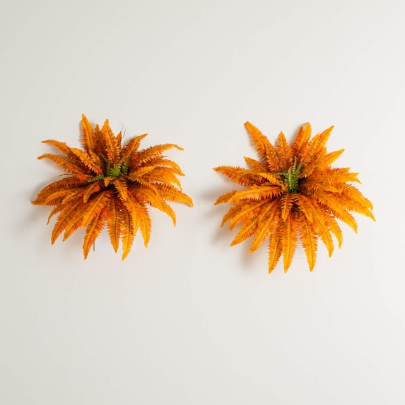 40-in Autumn Artificial Fall Boston Fern - Set of 2 - SKU #P2202-S2 - 5