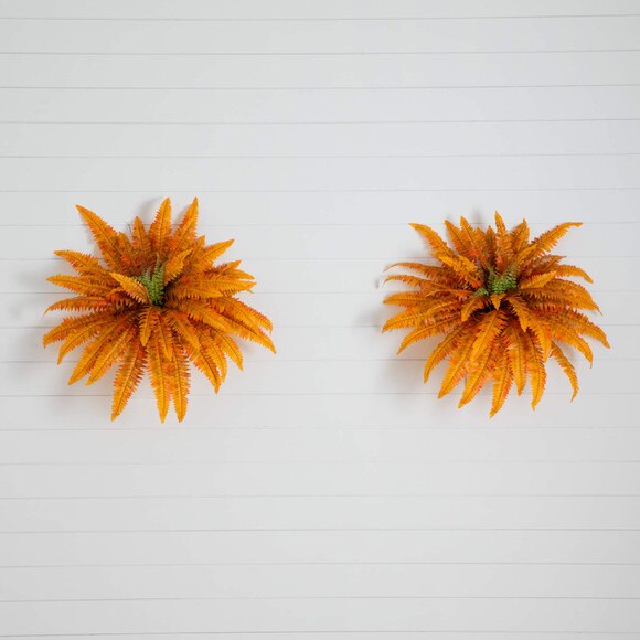 40-in Autumn Artificial Fall Boston Fern - Set of 2 - SKU #P2202-S2 - 6