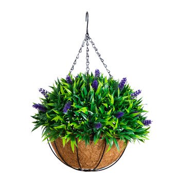 18 UV Resistant Lavender Hanging Basket Indoor/Outdoor - SKU #P2205