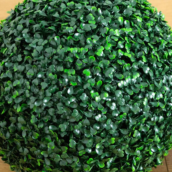 12-in UV Resistant Artificial Boxwood Ball Indoor/Outdoor - Set of 2 - SKU #P2209 - 2
