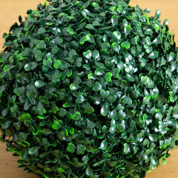 10-in UV Resistant Artificial Boxwood Ball Indoor/Outdoor - Set of 4 - SKU #P2210 - 2