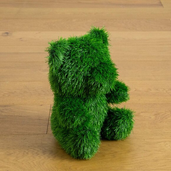 14-in UV Resistant Artificial Grass Garden Plush Topiary Bear Indoor/Outdoor - SKU #P2212 - 2