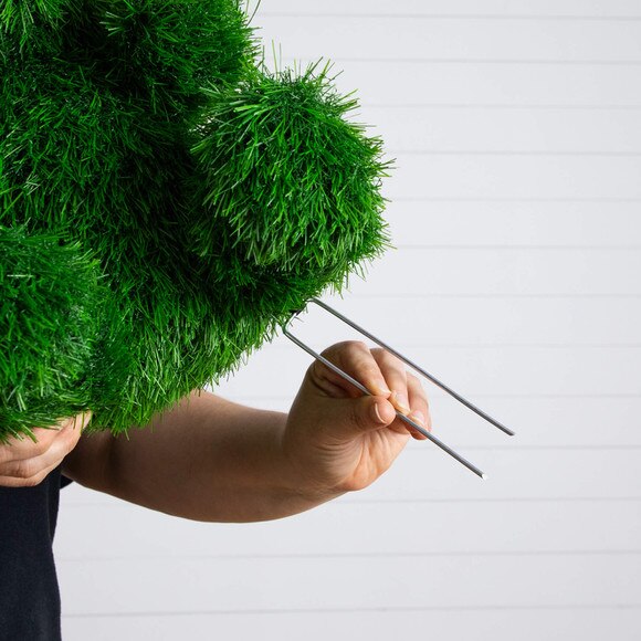 14-in UV Resistant Artificial Grass Garden Plush Topiary Bear Indoor/Outdoor - SKU #P2212 - 5