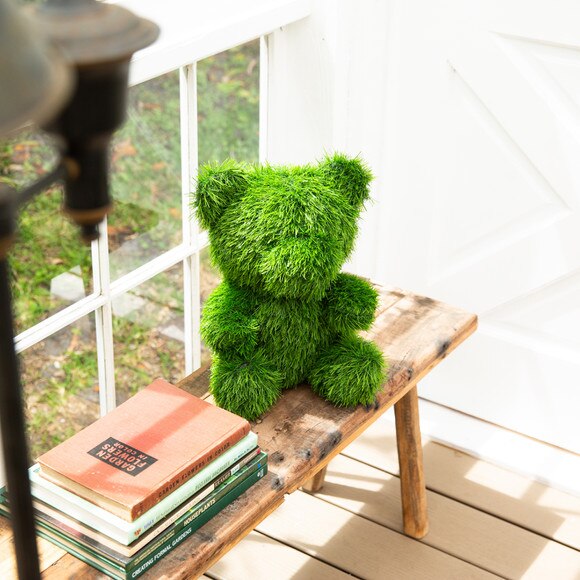 14-in UV Resistant Artificial Grass Garden Plush Topiary Bear Indoor/Outdoor - SKU #P2212 - 6