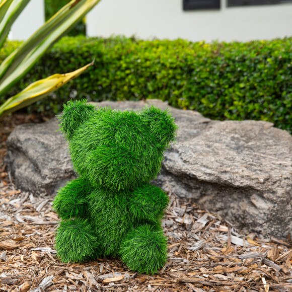14-in UV Resistant Artificial Grass Garden Plush Topiary Bear Indoor/Outdoor - SKU #P2212 - 8