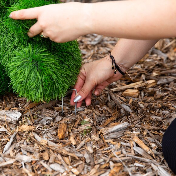 14-in UV Resistant Artificial Grass Garden Plush Topiary Bear Indoor/Outdoor - SKU #P2212 - 10