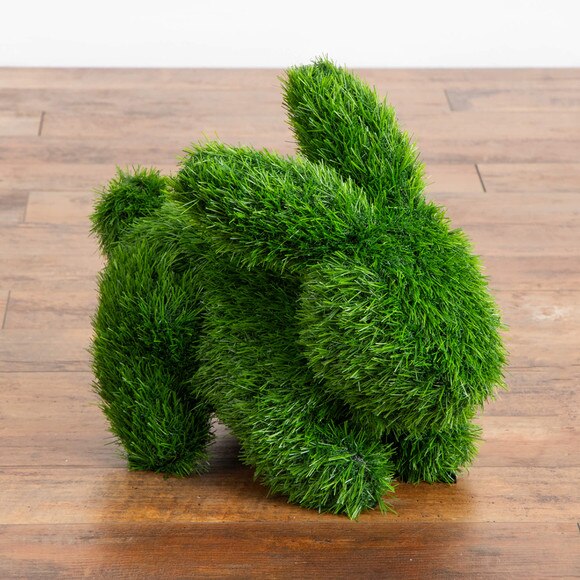 14-in UV Resistant Artificial Grass Garden Plush Topiary Bunny Rabbit Indoor/Outdoor - SKU #P2213 - 5