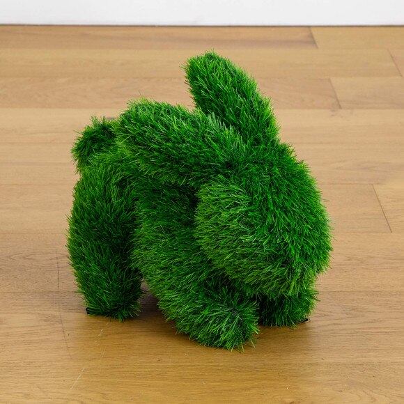 14-in UV Resistant Artificial Grass Garden Plush Topiary Bunny Rabbit Indoor/Outdoor - SKU #P2213 - 13