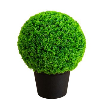 16-in UV Resistant Artificial Mediterranean Cypress Topiary Plant Indoor/Outdoor - SKU #P2215