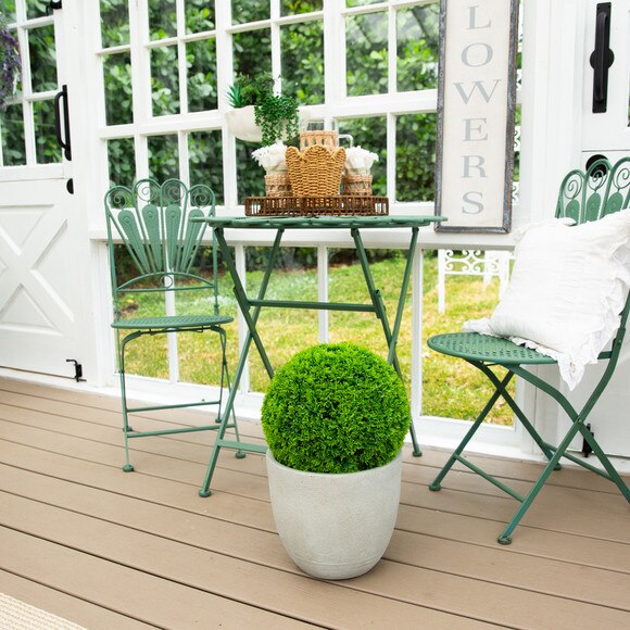 16-in UV Resistant Artificial Mediterranean Cypress Topiary Plant Indoor/Outdoor - SKU #P2215 - 6