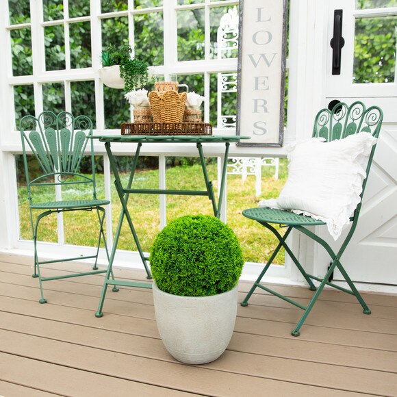 16-in UV Resistant Artificial Mediterranean Cypress Topiary Plant Indoor/Outdoor - SKU #P2215 - 7