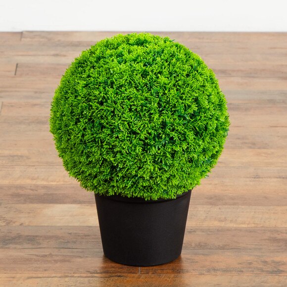 16-in UV Resistant Artificial Mediterranean Cypress Topiary Plant Indoor/Outdoor - SKU #P2215 - 8