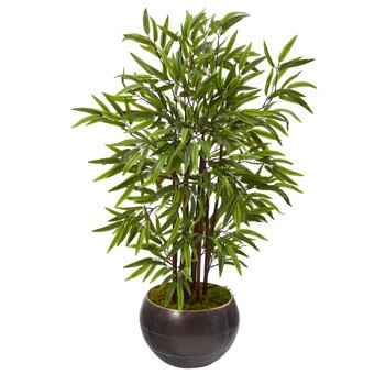 45 Bamboo Artificial Tree in Metal Bowl - SKU #T1067