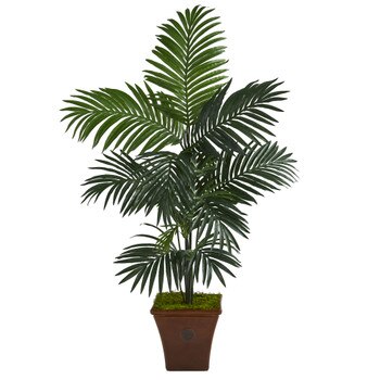 5 Kentia Artificial Palm Tree in Brown Planter - SKU #T1226