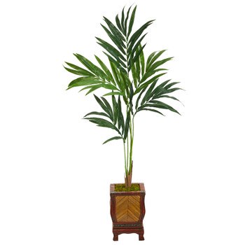51 Kentia Artificial Palm Tree in Decorative Planter - SKU #T1355
