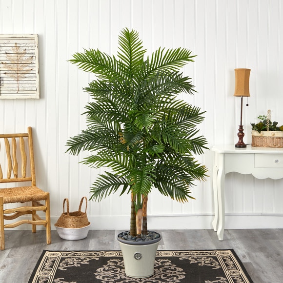70 Areca Palm Artificial Tree in Decorative Planter Real Touch - SKU #T1365 - 2