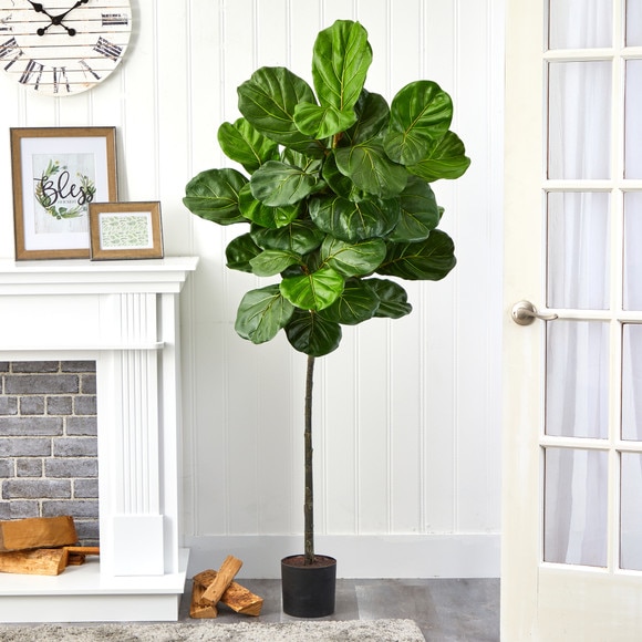 5.5 Fiddle Leaf Artificial Tree - SKU #T1401 - 2