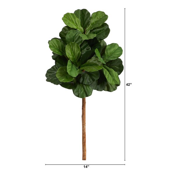 3.5 Fiddle Leaf Artificial Tree No Pot - SKU #T1420 - 1