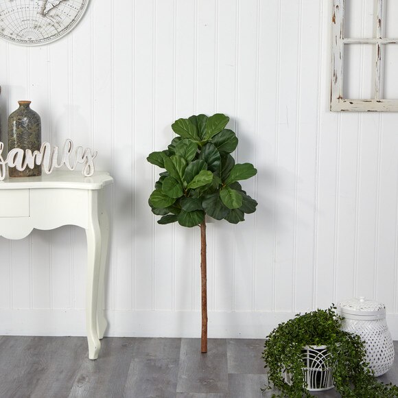 3.5 Fiddle Leaf Artificial Tree No Pot - SKU #T1420 - 2