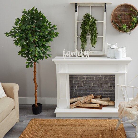 6 Ficus Artificial Tree - SKU #T1441 - 3