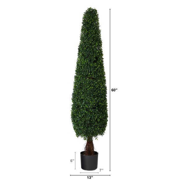 5 Boxwood Topiary Artificial Tree UV Resistant Indoor/Outdoor - SKU #T1543 - 1