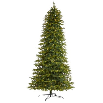 10 Belgium Fir Natural Look Artificial Christmas Tree with 1050 Clear LED Lights - SKU #T1650