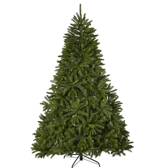 7 Sierra Spruce Natural Look Artificial Christmas Tree with 500 Clear LED Lights and 2213 Tips - SKU #T1666 - 2