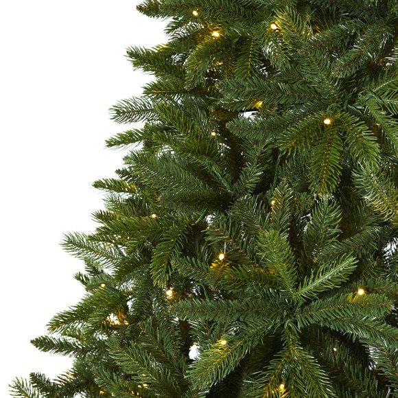 7 Sierra Spruce Natural Look Artificial Christmas Tree with 500 Clear LED Lights and 2213 Tips - SKU #T1666 - 3