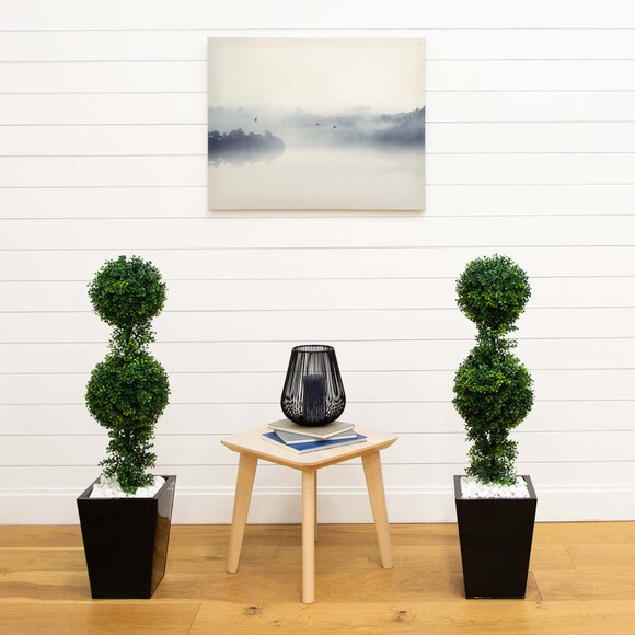 34 Boxwood Double Ball Topiary Artificial Tree Indoor/Outdoor - SKU #T2022 - 5