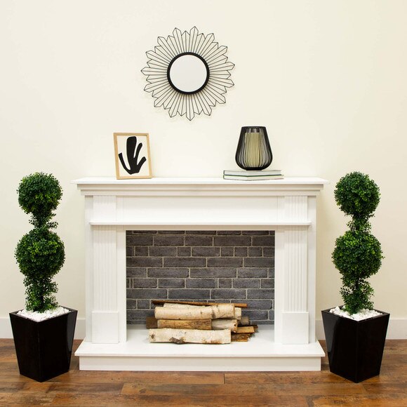 34 Boxwood Double Ball Topiary Artificial Tree Indoor/Outdoor - SKU #T2022 - 6