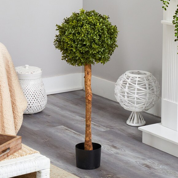 3 Boxwood Ball Topiary Artificial Tree Indoor/Outdoor - SKU #T2025 - 2
